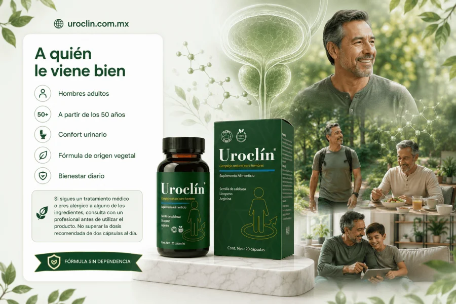 Uroclin — a quién le viene bien el complejo natural para hombres